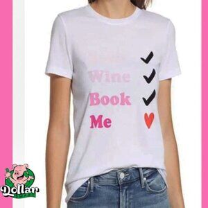 NEW Halogen Nordstrom Short Sleeve Graphic T-Shirt Size S